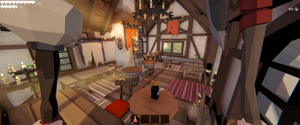 Fell & Sell shop interior with customer tables
