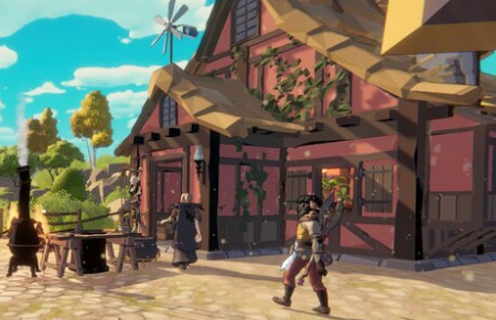 Village shopfront close-up as a progression hub image